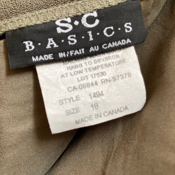 SC Basics Olive Skirt - Picture 1 of 3